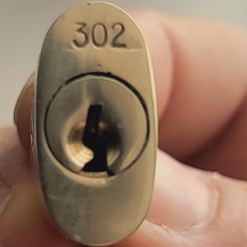 Louis Vuitton authentic brass padlock and key❤ - Picture 3 of 6